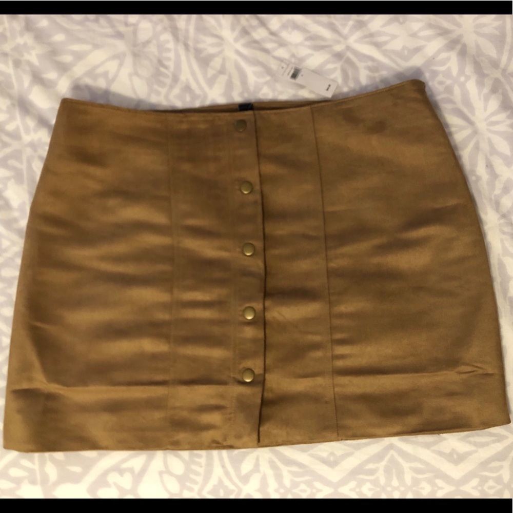 Suede Skirt